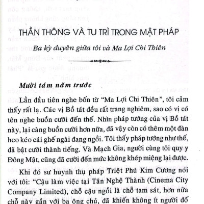 Mật Tông Nhập Môn Tu Học