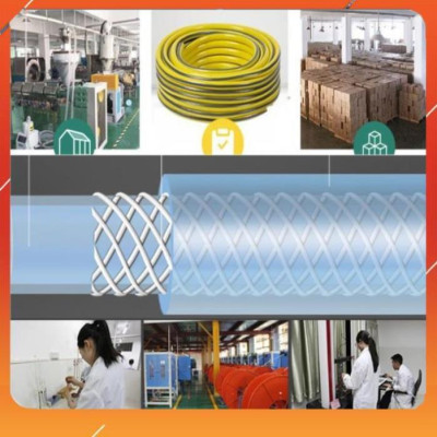 Vòi Xịt️Bộ dây vòi xịt nước rửa xe, tưới cây , tăng áp 3 lần, loại 20m 206236 đầu đồng, đai, nối vòi vàng