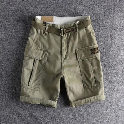 Quần short túi hộp_kèm thắt lưng