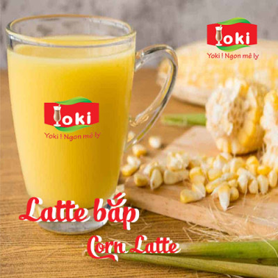 Latte bắp Yoki
