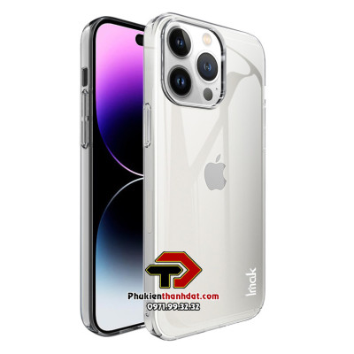 Ốp lưng trong suốt cho iPhone 14 Pro Max chính hãng IMAK phủ nano không ố màu - Hàng chính hãng