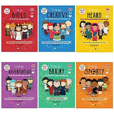 Bộ sách song ngữ Danh nhân Thế giới – World Famous People: I Can Be – Tớ có thể trở thành, tặng file nghe tiếng Anh