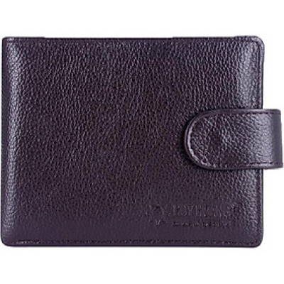 Ví Nam Bấm Nút Huy Hoàng HT2143 (12.5 x 10 cm) - Nâu