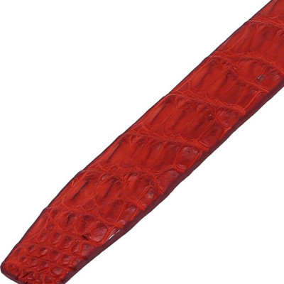 Thắt Lưng Nam Da Cá Sấu Gai Đuôi Đầu Kim Huy Hoàng HT4735 - Nâu Đỏ