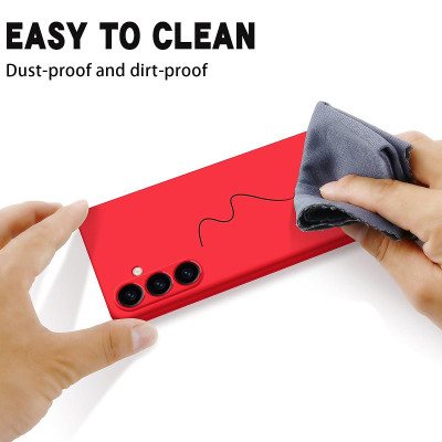 Ốp Lưng Dành Cho Samsung Galaxy A05s Silicone Dẻo Lót Nhung Nỉ Chống Sốc chống bẩn hạn chế bám vân tay - Hàng Nhập Khẩu