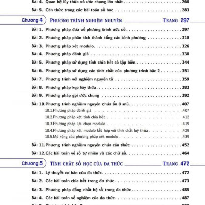 Sách - Một Số Chủ Đề Số Học Hướng Tới Kỳ Thi HSG và Chuyên Toán
