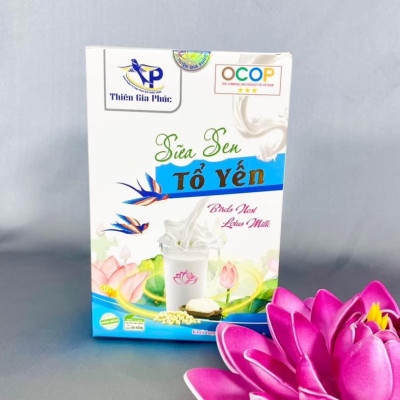 Sữa sen yến Thiên Gia Phúc 150g 10 gói (Hộp mềm)