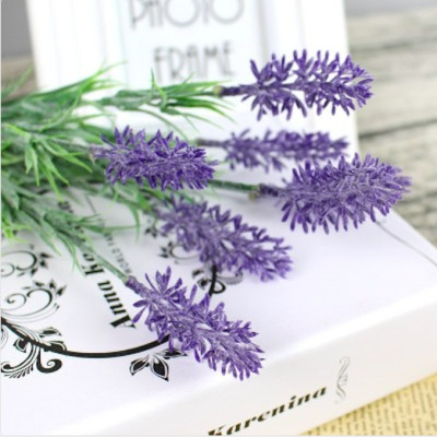 Cành hoa Lavender giả - dài 40cm - nhiều nhánh - Cây giả, hoa lụa Decor trang trí nhà cửa