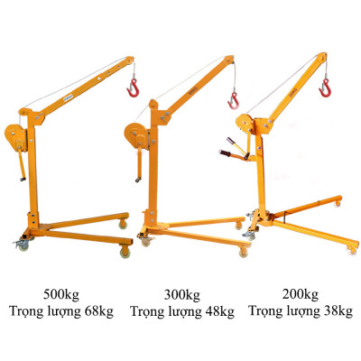 Cẩu mini 200kg dùng thay cho palang xích kéo tay, móc cẩu xoay móc cẩu hàng chuyên dùng để nâng hạ - Hàng chính hãng