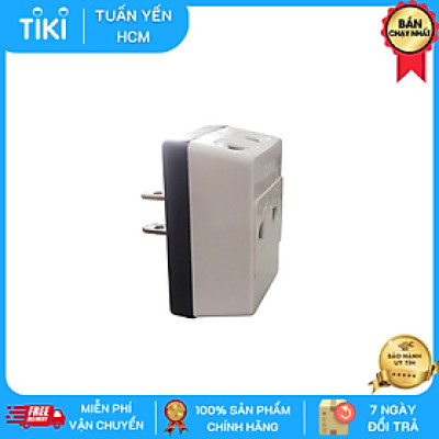 Ổ cắm nối chia 3 ngả, chân dẹt LIOA ON3NCD