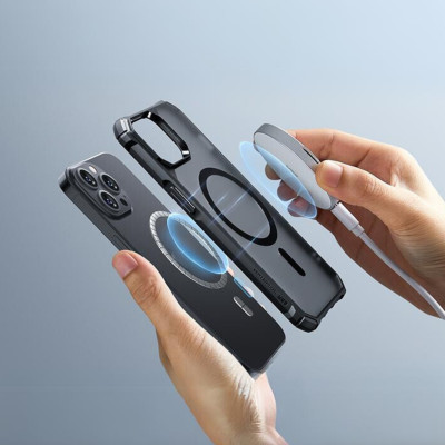  Ốp Lưng Hỗ Trợ Sạc Không Dây Từ Tính Dành Cho iPhone 15 Pro Max / iPhone 15 Pro, ESR Air Armor Clear Case (HaloLock) - HÀNG CHÍNH HÃNG