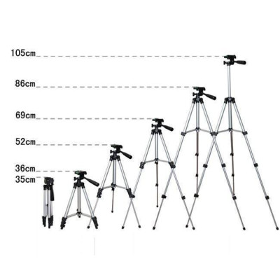 Giá Đỡ Chụp Hình Tripod 3 Chân 3110 Kèm Đầu Kẹp