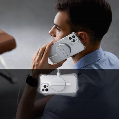  Ốp Lưng Hỗ Trợ Sạc Không Dây Từ Tính Dành Cho iPhone 15 Pro Max / iPhone 15 Pro, ESR Air Armor Clear Case (HaloLock) - HÀNG CHÍNH HÃNG