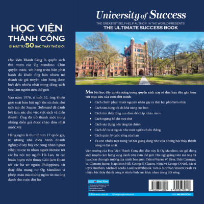 Học Viện Thành Công - Og Mandino - Tiêu Tiểu Long, Trương Ánh Nguyên dịch - (bìa mềm)