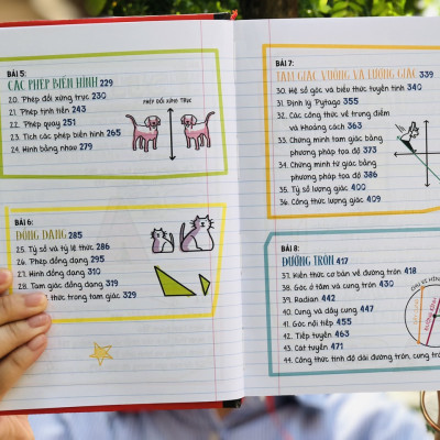 Sách - Sổ tay Hình học - Á Châu Books ( Tiếng Việt, lớp 8 - lớp 12 )