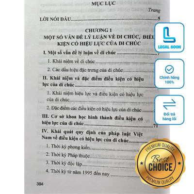 Di chúc và điều kiện có hiệu lực của di chúc (Sách chuyên khảo) - TS. Hoàng Thị Loan (NXB Công an nhân dân)