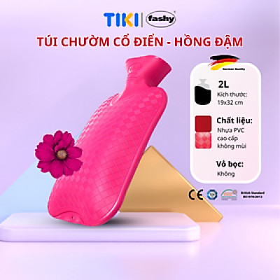 Túi chườm nóng lạnh nhập khẩu 100% từ Đức thương hiệu Fashy dòng cổ điển, tiêu chuẩn chất lượng Châu Âu giúp giảm các cơn đau kỳ kinh nguyệt, đau đầu,... hạ sốt tự nhiên, phù hợp cho người lớn, nhiều màu sắc