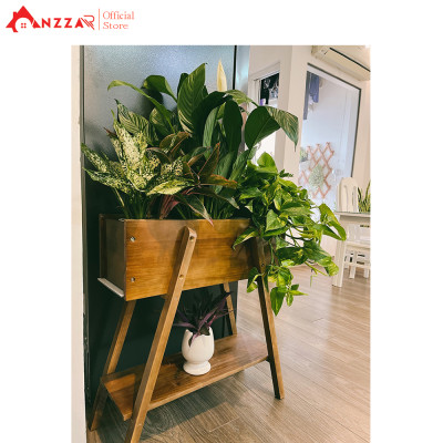 Chậu gỗ trồng cây, hoa, kệ trồng cây ban công-02