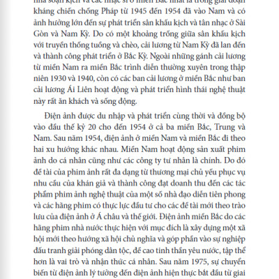 Lịch Sử Sân Khấu Kịch Và Điện Ảnh Việt Nam