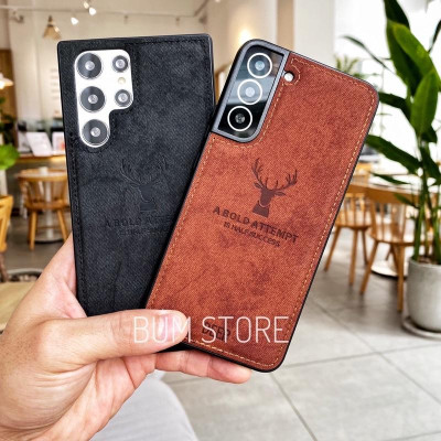 Ốp Lưng Vải Deer Cho Samsung Galaxy  S24 Ultra / S23 Ultra / S23 PLus / S22 Ultra / S22 Plus / S21 Ultra / S21 Plus