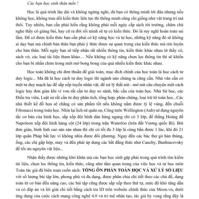 Sách - Đánh Giá Năng Lực Đại Học Quốc Gia Hà Nội - Tổng Ôn Phần Toán Học Và Xử Lí Số Liệu