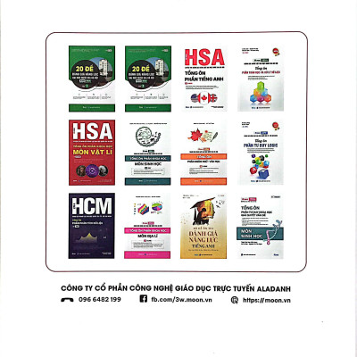 Sách - HSA - Luyện Thi Đánh Giá Năng Lực Đại Học Quốc Gia Hà Nội - Tổng Ôn Phần Tiếng Anh