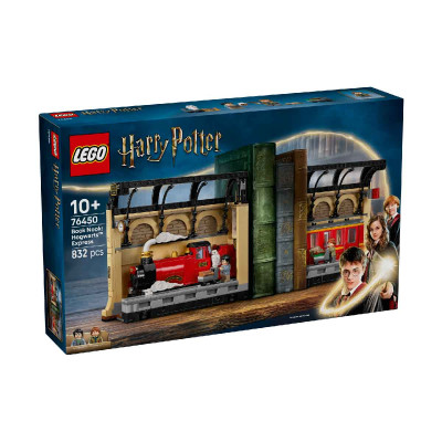 Đồ Chơi Lắp Ráp Trang Trí Kệ Sách: Tàu Tốc Hành Hogwarts LEGO HARRY POTTER 76450 (832 chi tiết)