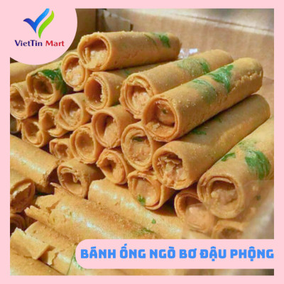 Bánh Ống Ngò nhân Đậu Phộng Viettin Mart 450G