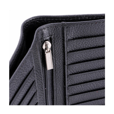 HJ2145 - Bóp nam Huy Hoàng dáng đứng màu đen