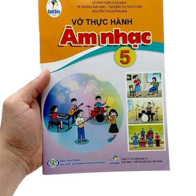 Sách - Vở Thực Hành Âm Nhạc 5 (Cánh Diều) (Chuẩn)