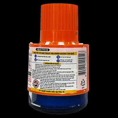 Cốc thả bồn cầu tẩy xanh toilet Mr.Fresh 180g hương Táo Quế