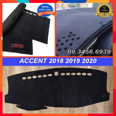 Thảm Taplo Lông Cừu Xe Accent 2018 2019 2020 2021 cao cấp có chống trượt