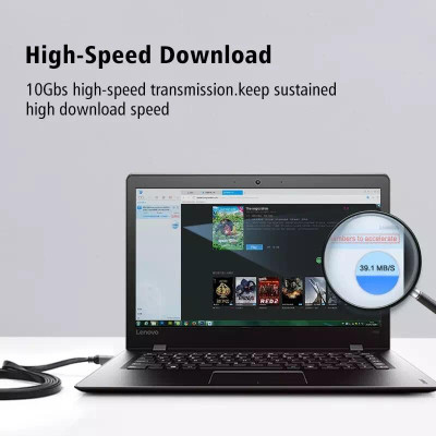 Ugreen UG30738NW106TK 0.5M màu Đen Cáp mạng LAN CAT 7 FTP dây dẹp - HÀNG CHÍNH HÃNG