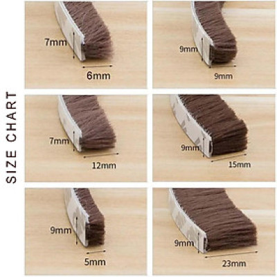 Ron lông nheo cạnh cửa lông chống ồn ngăn bụi cửa sổ và cửa đi trong Gia đình