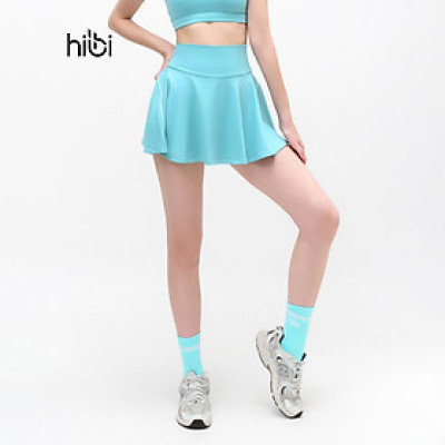 Váy thể thao Hibi Sports SK008 dáng xòe, phối né trắng hai bên phù hợp tập Pickleball, Tennis