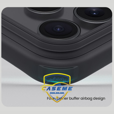 Ốp lưng dành cho iPhone 17 Pro Max Nillkin Super Frosted Shield Pro Matte dạng sần - Hàng chính hãng