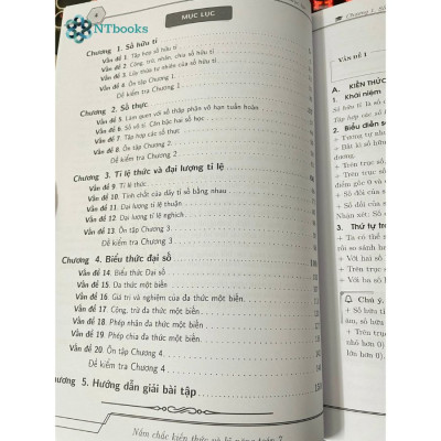 Combo 2 cuốn Sách Nắm chắc kiến thức và kĩ năng Toán 7 Tập 1 - Số học + Tập 2 - Hình học - Xác suất thống kê