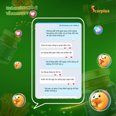 [LOẠI THƯỢNG HẠNG] Nước chiết xuất trùng thảo fucoidan không đường SCORIUS 70ml bồi bổ sức khỏe