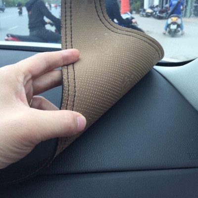 Thảm da Taplo vân carbon Cao cấp dành cho xe Toyota Vios 2017-2018