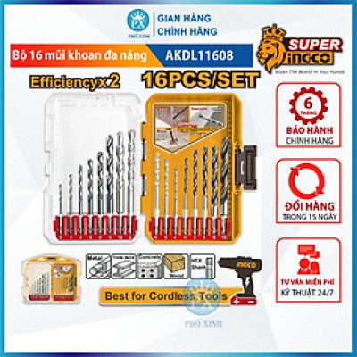 Bộ 16 mũi khoan đa năng AKDL11608