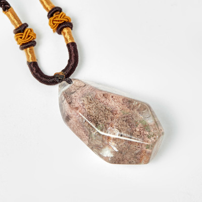 Mặt dây chuyền thạch anh ưu linh 21x42.2mm - Ngọc Quý Gemstones