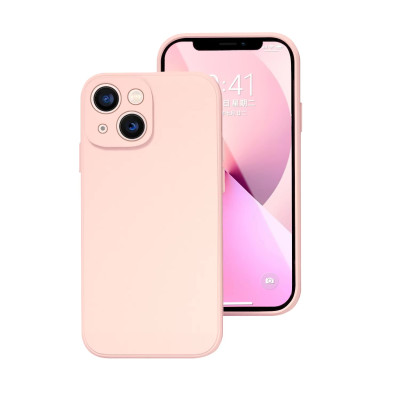 Ốp lưng silicon case cho iPhone 13 Mini chống bám bẩn mặt lưng siêu mềm mịn, có gờ bảo vệ camera - hàng nhập khẩu