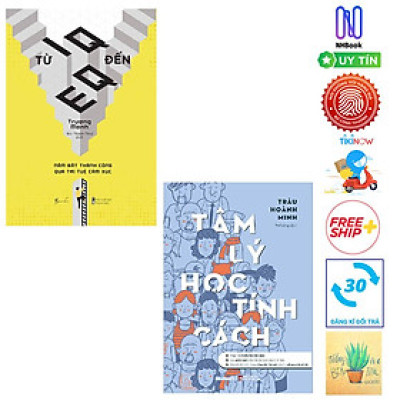 Combo Tâm Lý Học Tính Cách và Từ IQ đến EQ – nắm bắt thành công qua trí tuệ cảm xúc ( Tặng kèm sổ tay)