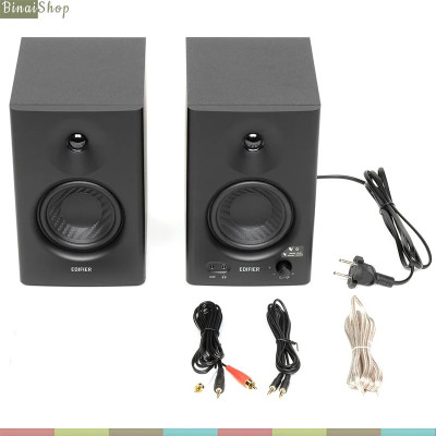 Edifier MR4 - Loa Kiểm Âm Công Suất 42W, Kết Nối TRS/RCA/AUX Cho Phòng Thu - Hàng chính hãng