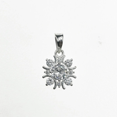 Dây Chuyền Vòng Cổ Nữ Hoa Đính Đá Lấp Lánh BẠC HIỂU MINH DMD472S