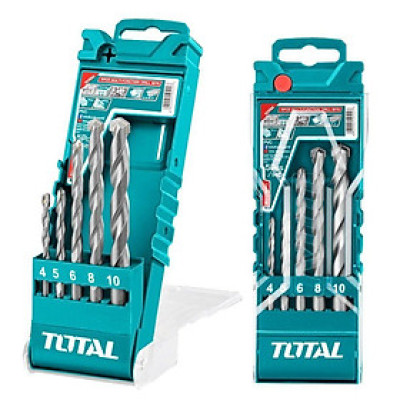 BỘ MŨI KHOAN ĐA NĂNG 5 CHI TIẾT 4-10MM TOTAL TACSD7156