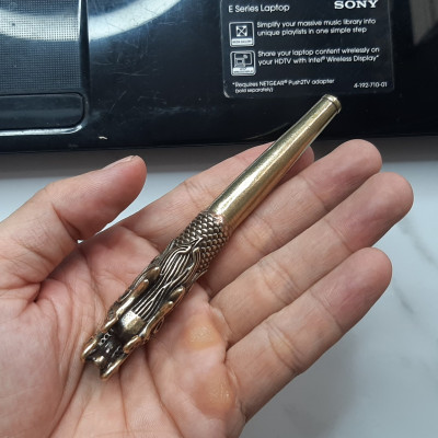 Tẩu thuốc Rồng bằng đồng nguyên chất cực kỳ đẹp gắn điếu ( KIỂU GIAO NGẪU NHIÊN) | Shop Thành Nhi