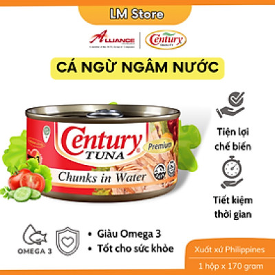 [Chính hãng] Cá ngừ khúc ngâm dầu/ nước muối nhập khẩu Philippines  - Khối lượng 170/184g