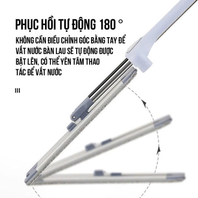 Cây Lau Nhà Tự Vắt Đa Năng - Tiện Lợi, Dễ Dàng Vệ Sinh Mọi Bề Mặt - HÀNG CHÍNH HÃNG