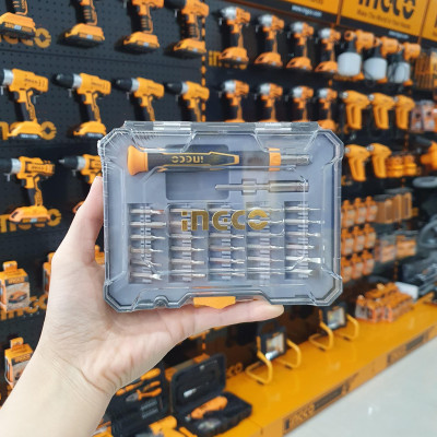 BỘ TUỐC NƠ VÍT CHUẨN 32 CHI TIẾT INGCO HKSDB0348 - HÀNG CHÍNH HÃNG